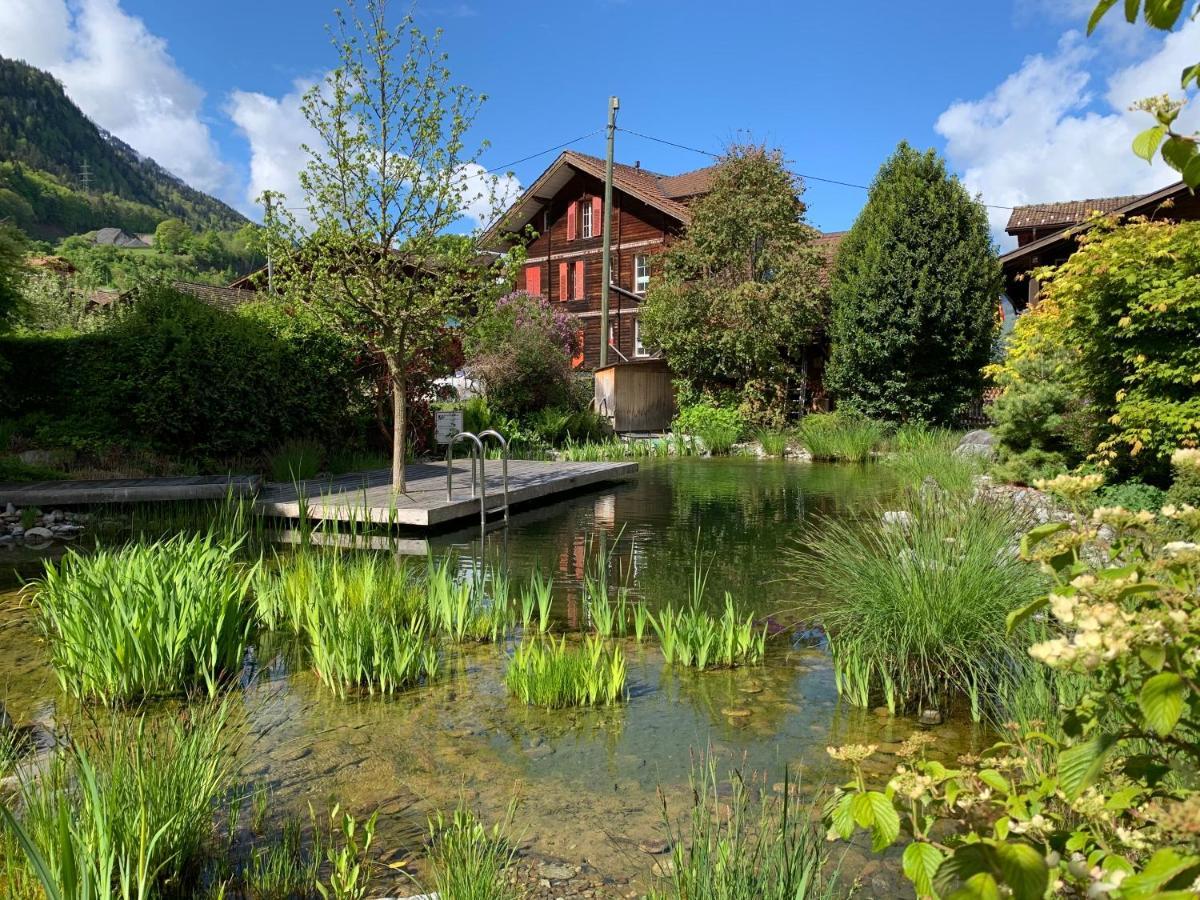 Seehaus / lake view apartment Iseltwald Exterior foto